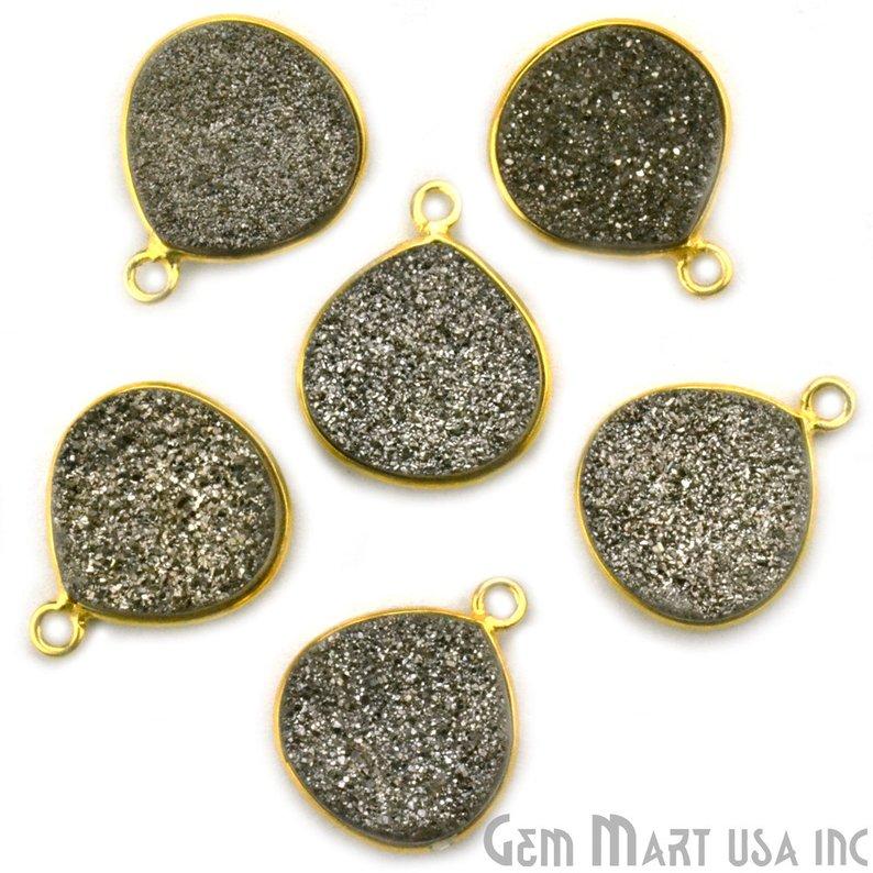 druzy connector beads, druzy connector