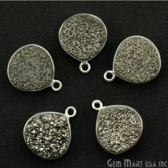 druzy connector beads, druzy connector