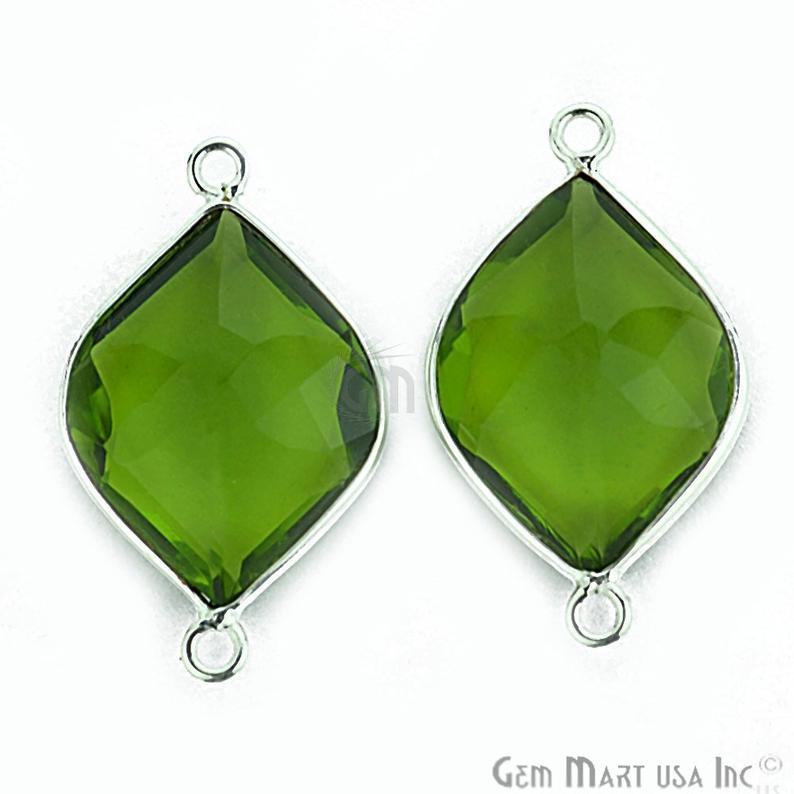 gemstone connector beads, gemstone connector pendant
