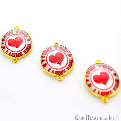gemstone connector beads, gemstone connector pendant