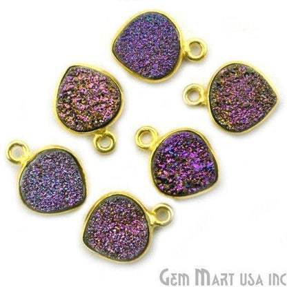 druzy connector beads, druzy connector
