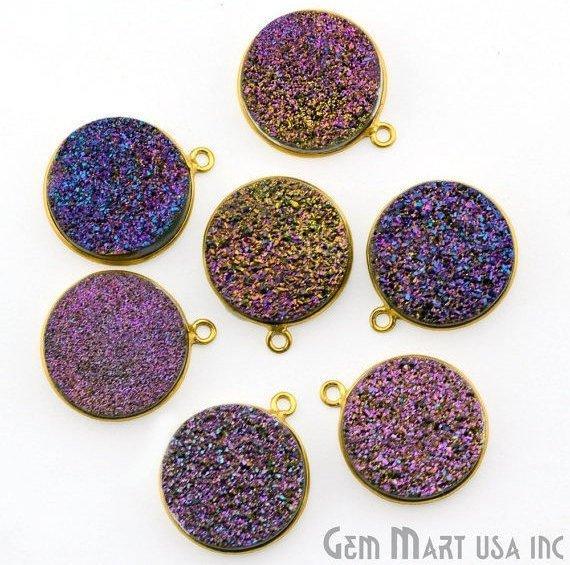 Titanium Druzy Connector
