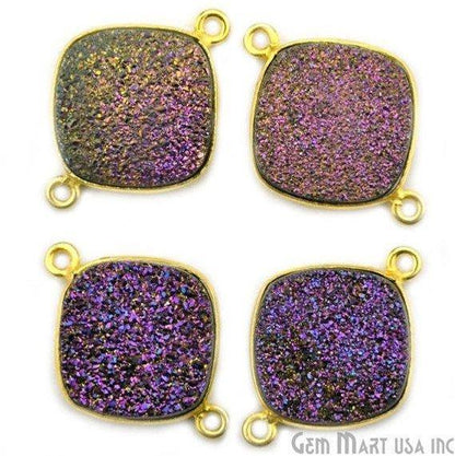 druzy connector beads, druzy connector