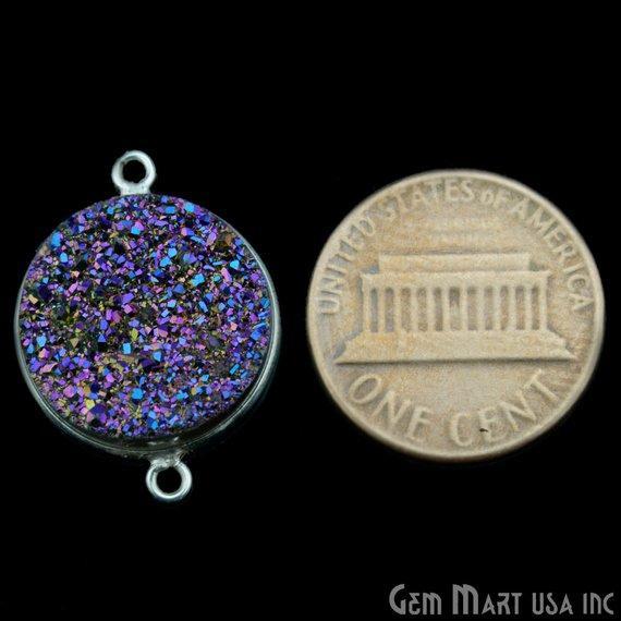 Titanium Druzy Connector