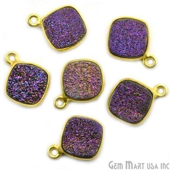 druzy connector beads, druzy connector