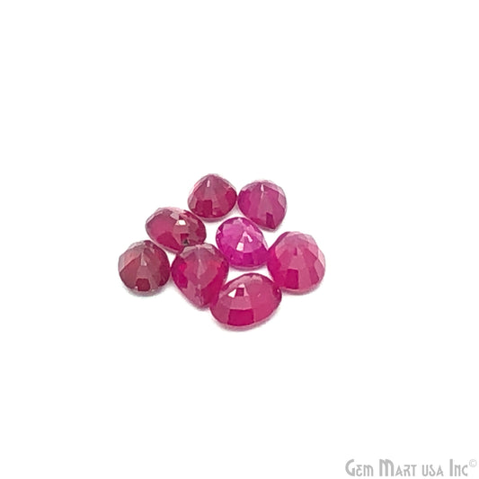 Ruby Wholesale Gemstones, 100% Natural Precious Gems, Pink Faceted Loose Gems, 7.5-6mm, Mixed, 5 Carats