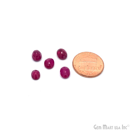 Ruby Wholesale Gemstones, 100% Natural Precious Gems, Pink Faceted Loose Gems, 6x8mm, Oval, 5 Carats