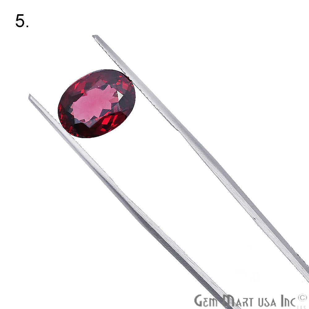 Rhodolite Garnet, Pear & Oval Shape, Loose Gemstone, January Birthstones (RH-0119-0124) - GemMartUSA