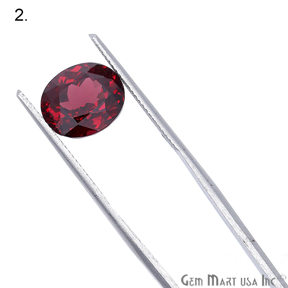 Rhodolite Garnet, Oval Gemstone, Loose Gemstone, January Birthstones (RH-0155-0160) - GemMartUSA