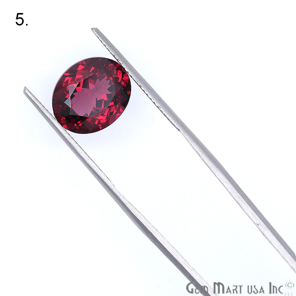 Rhodolite Garnet, Oval Gemstone, Loose Gemstone, January Birthstones (RH-0155-0160) - GemMartUSA