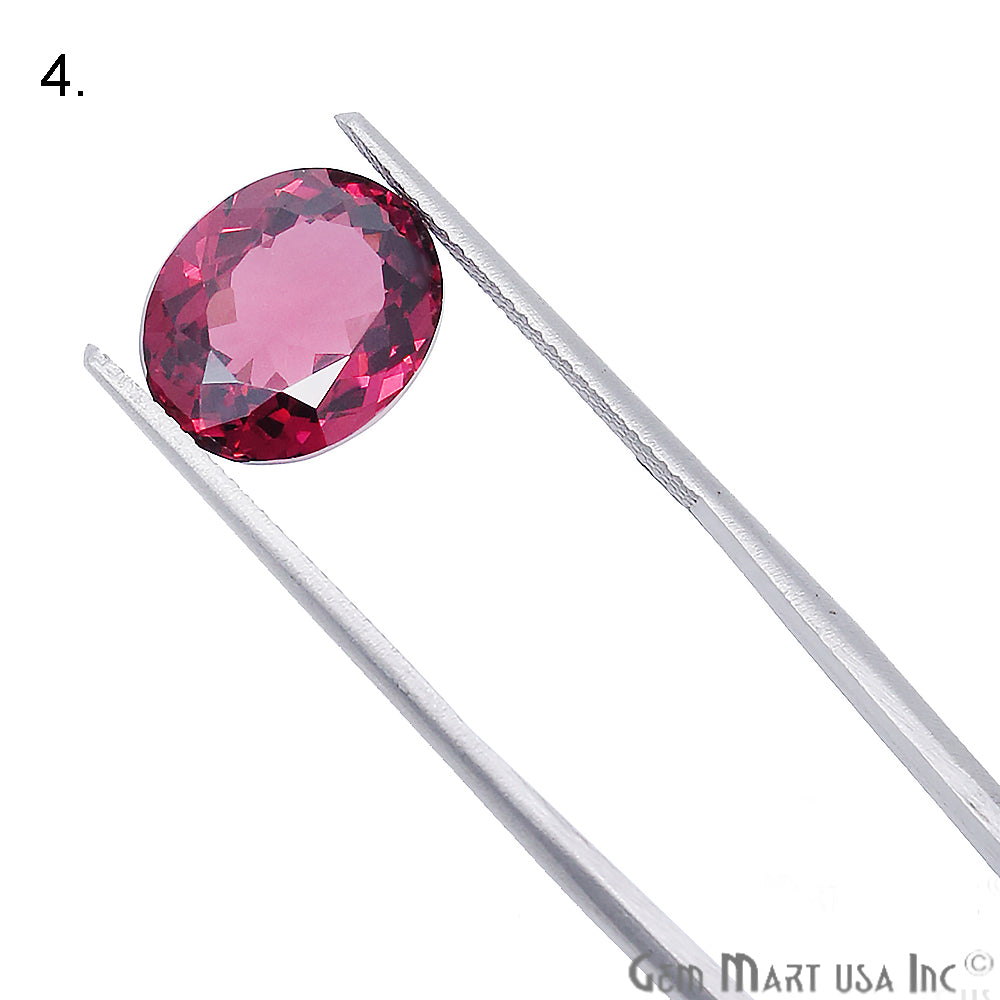 Rhodolite Garnet, Oval Gemstone, Loose Gemstone, January Birthstones (RH-0173-0180) - GemMartUSA