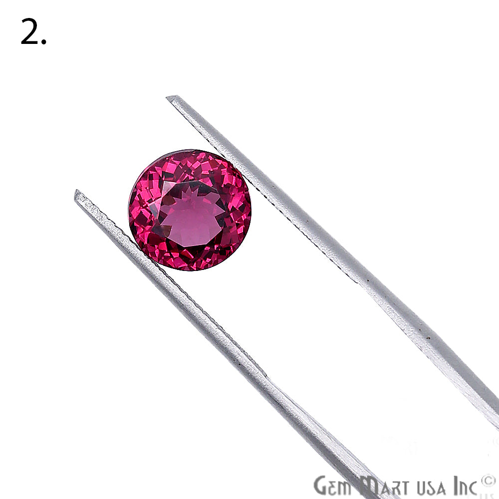 Rhodolite Garnet, Round & Pear Shape, Loose Gemstone, January Birthstones (RH-0019-0024) - GemMartUSA