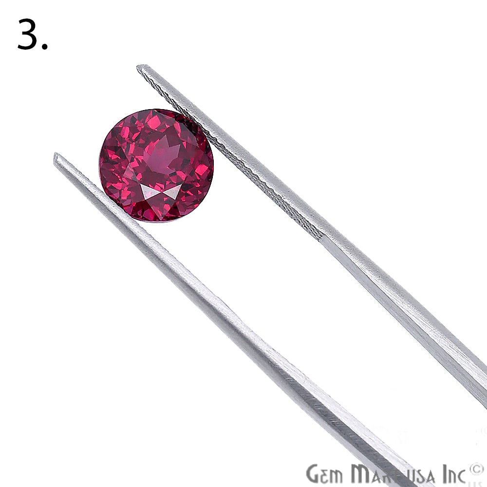 Rhodolite Garnet, Round & Pear Shape, Loose Gemstone, January Birthstones (RH-0019-0024) - GemMartUSA