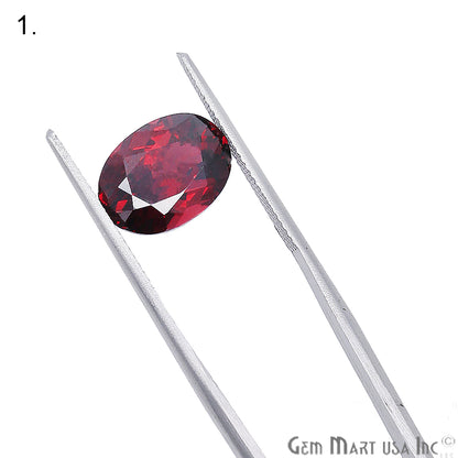 Rhodolite Garnet, Oval Shape, Loose Gemstone, January Birthstones (RH-0049-0054) - GemMartUSA