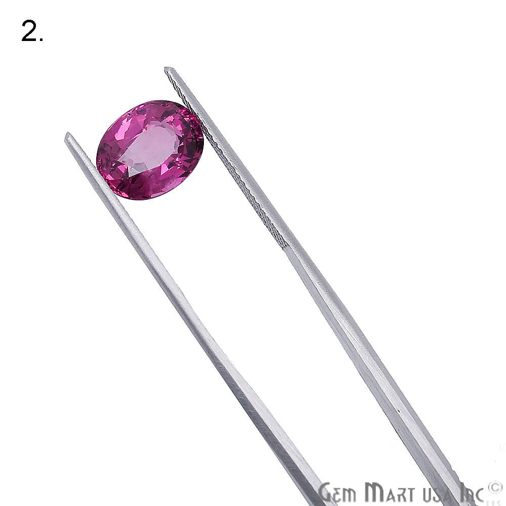 Rhodolite Garnet, Oval Shape, Loose Gemstone, January Birthstones (RH-0061-0066) - GemMartUSA