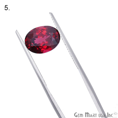 Rhodolite Garnet, Oval Shape, Loose Gemstone, January Birthstones (RH-0061-0066) - GemMartUSA