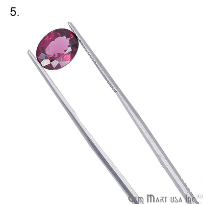 Rhodolite Garnet, Oval Shape, Loose Gemstone, January Birthstones (RH-0079-0084) - GemMartUSA