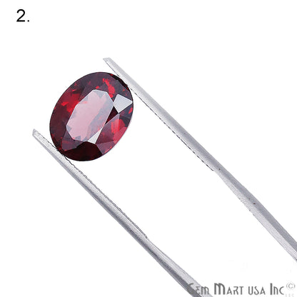 Rhodolite Garnet, Oval Shape, Loose Gemstone, January Birthstones (RH-0085-0090) - GemMartUSA