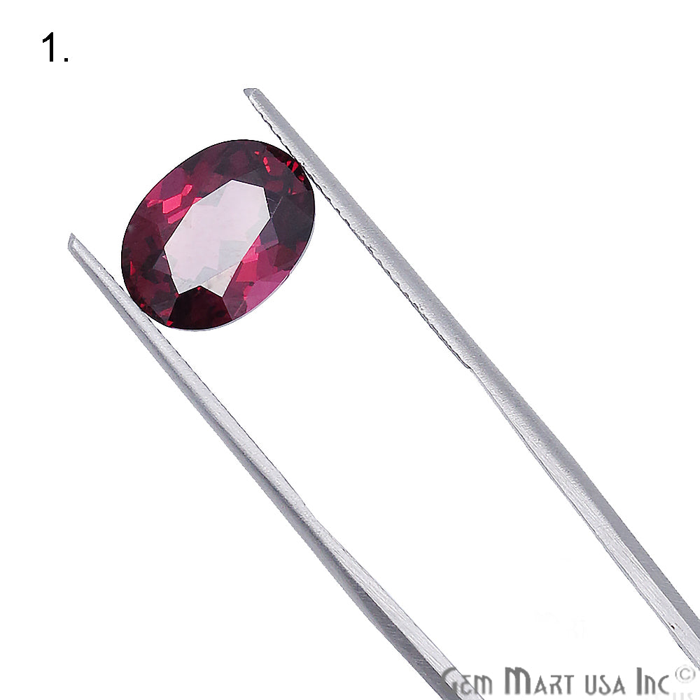 Rhodolite Garnet, Oval Shape, Loose Gemstone, January Birthstones (RH-0085-0090) - GemMartUSA