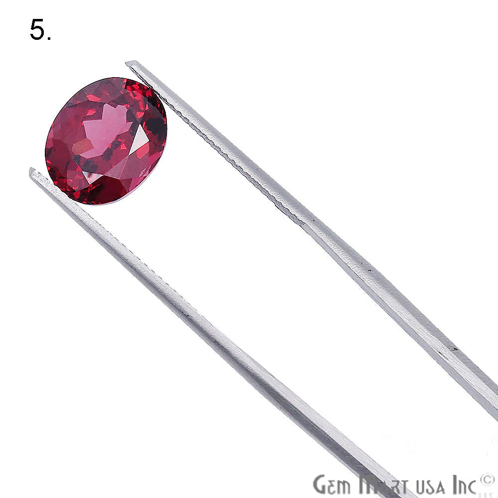 Rhodolite Garnet, Round & Oval Loose Gemstone, January Birthstones (RH-0091-0100) - GemMartUSA