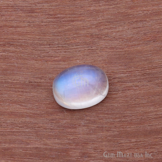 Rainbow Moonstone Cabochon 12x14mm Oval Loose Gemstone