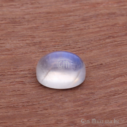 Rainbow Moonstone Cabochon 12x14mm Oval Loose Gemstone