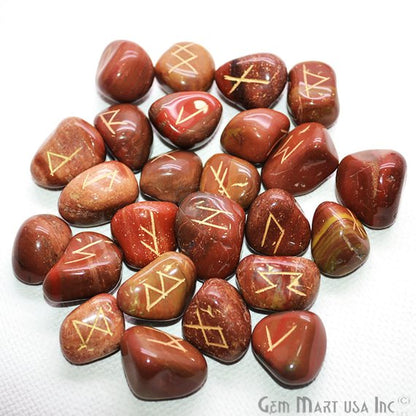 Rune Stones, Spiritual Stones, Futhark Reiki, Rune Stone Symbols, Gemstones - GemMartUSA