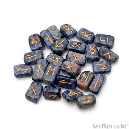 Rune Stones, Medium Size Spiritual Stones, Futhark Reiki, Rune Stone Symbols, Gemstones