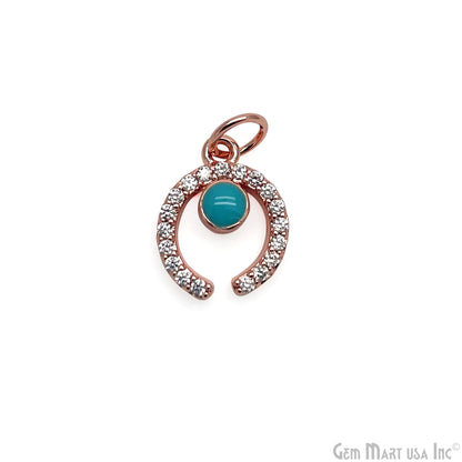Horn Shape Charm Dainty Crescent Moon Necklace Pendant