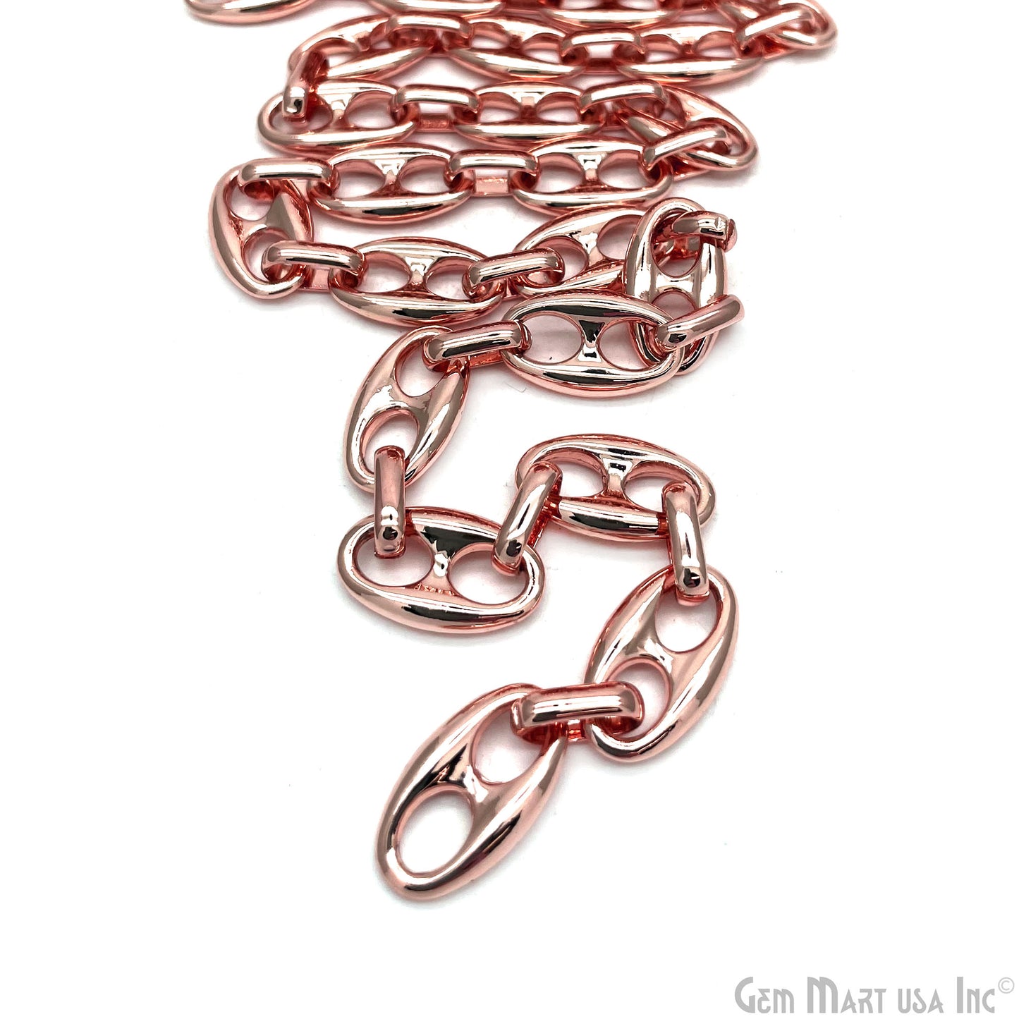 DIY Chain, Link Chain, Purse Chain, Chain Necklace, Curb Chain, Mariner Chain, Figaro Chain, in Gold/Silver/Black/Rose Gold