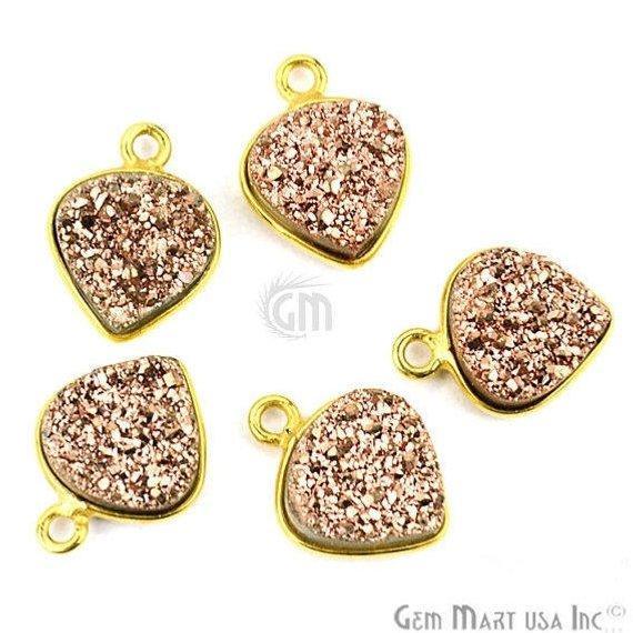 Rose Gold Druzy