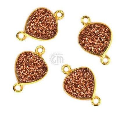 druzy connector beads, druzy connector