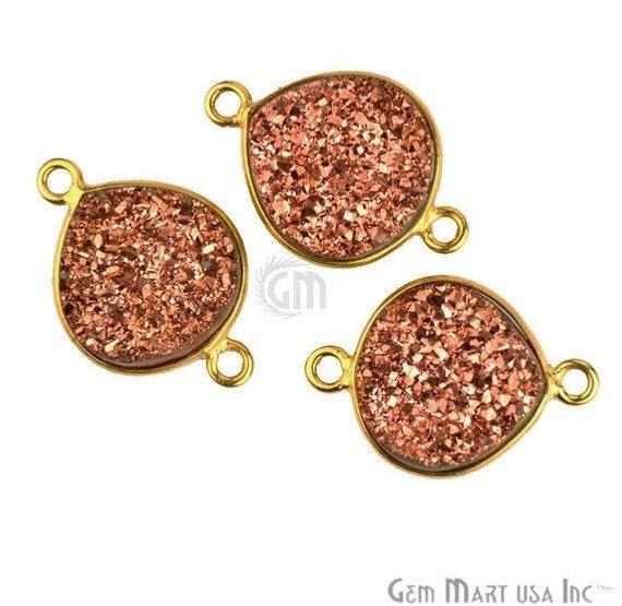 Rose Gold Druzy