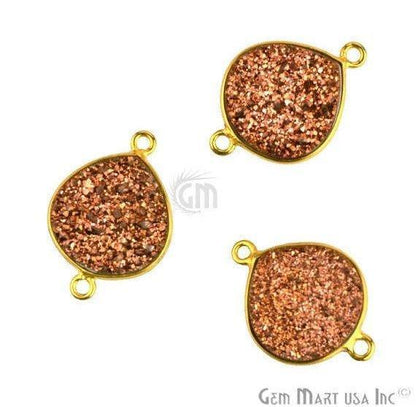 druzy connector beads, druzy connector