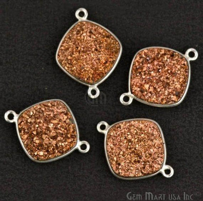 druzy connector beads, druzy connector