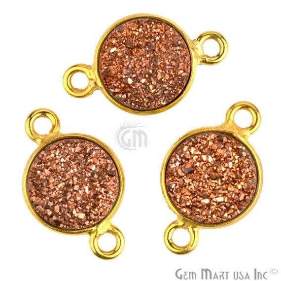 Rose Gold Druzy