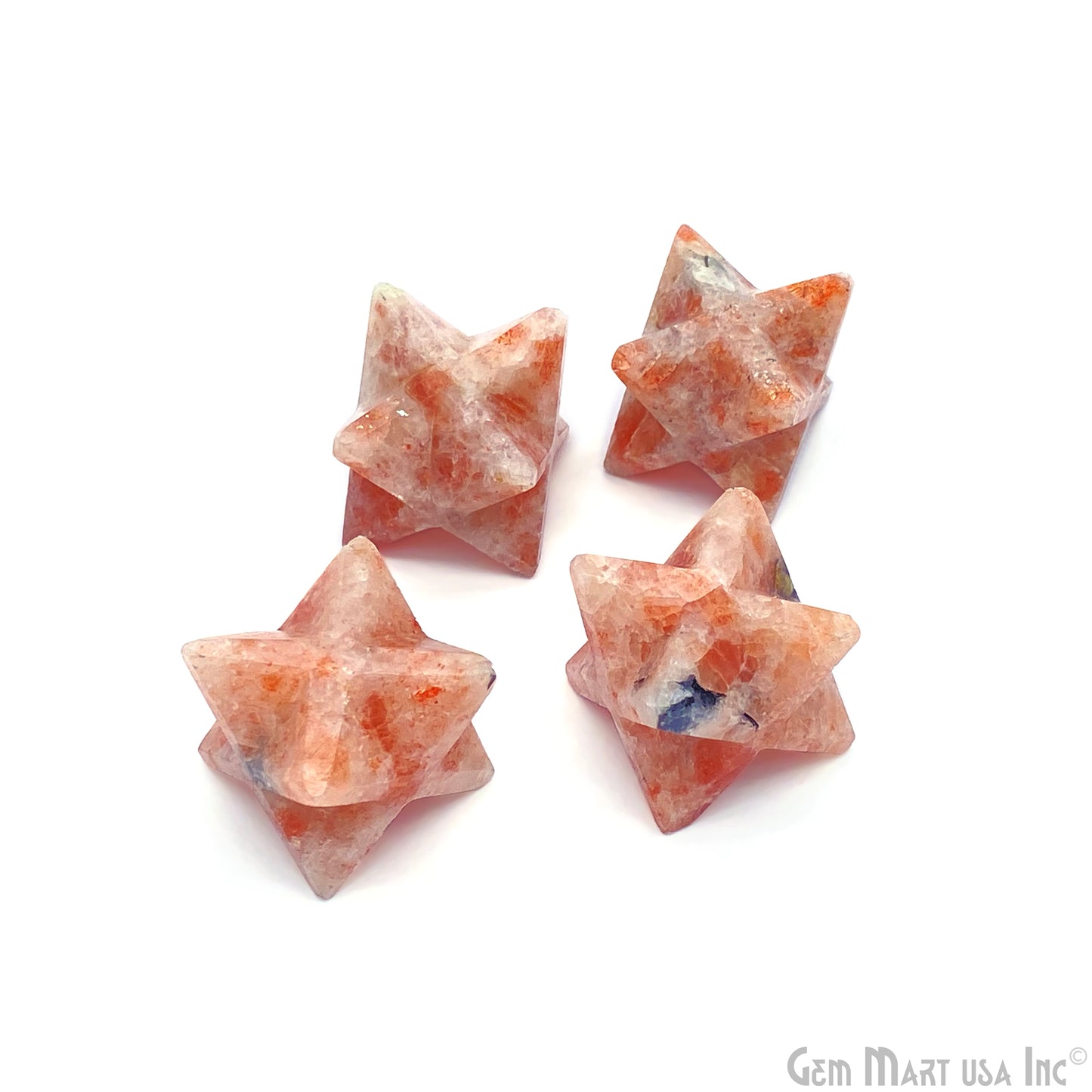 Merkaba Star 17mm Octahedron Metaphysical Crystal Reiki Healing Gemstone