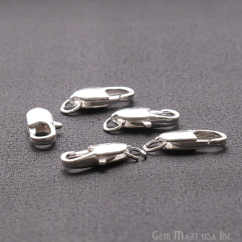 5pc Lot Silver Plated Bracelet Pendant Hook - GemMartUSA
