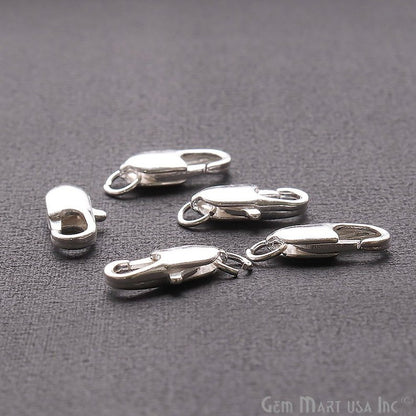 5pc Lot Silver Plated Bracelet Pendant Hook - GemMartUSA