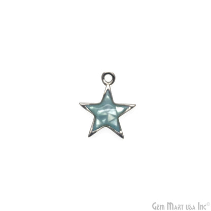 Shell Star Shape 12mm Single Bail Connector Charm