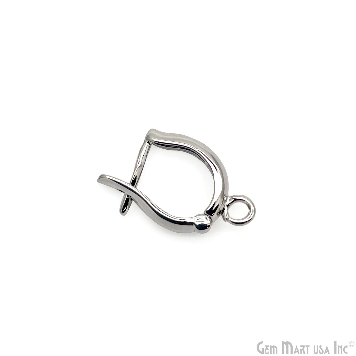 D Letter Spring Gate Pendant 16x12mm D Letter  Push Gate Charm Jewelry Making Findings