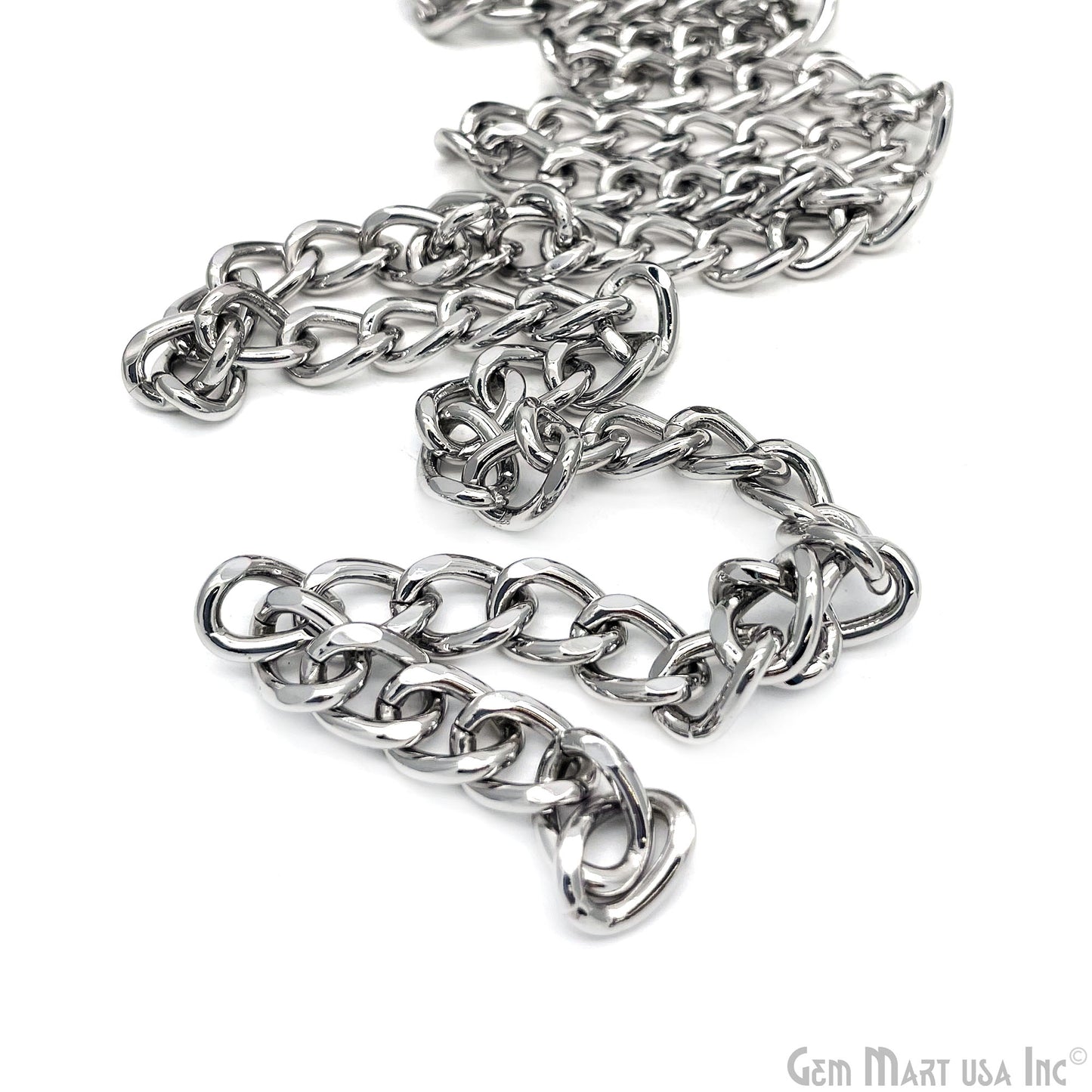 DIY Chain, Link Chain, Purse Chain, Chain Necklace, Curb Chain, Mariner Chain, Figaro Chain, in Gold/Silver/Black/Rose Gold