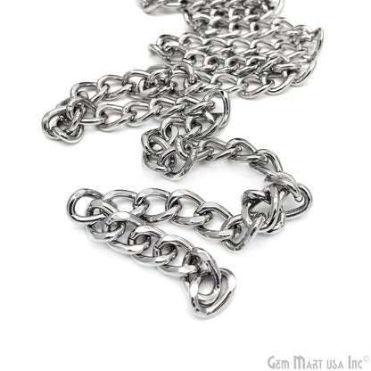 DIY Chain, Link Chain, Purse Chain, Chain Necklace, Curb Chain, Mariner Chain, Figaro Chain, in Gold/Silver/Black/Rose Gold