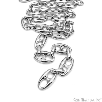 DIY Chain, Link Chain, Purse Chain, Chain Necklace, Curb Chain, Mariner Chain, Figaro Chain, in Gold/Silver/Black/Rose Gold