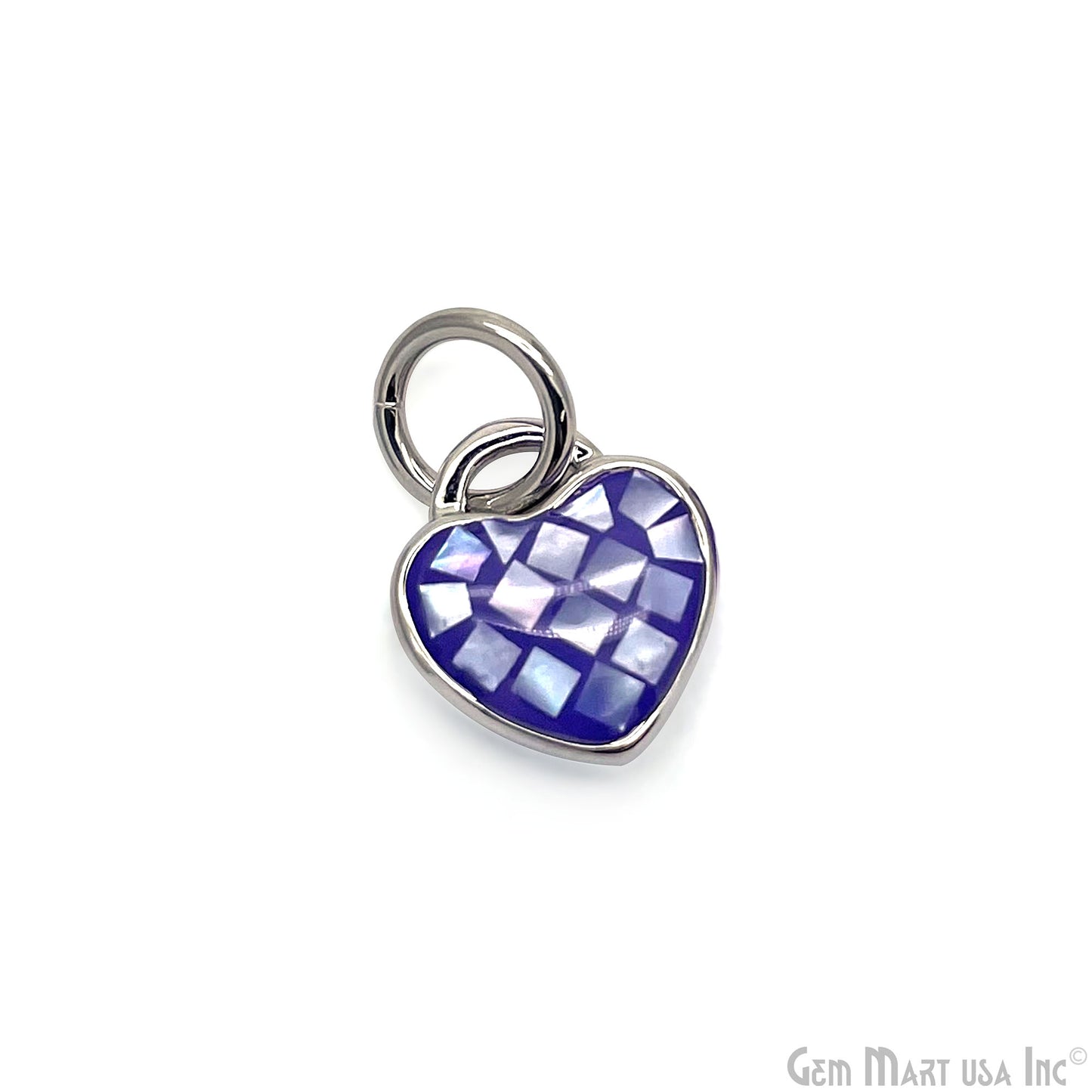 Heart Charm Pendant 10mm Single Bail Bracelet Charm