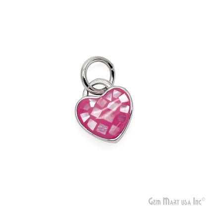Heart Charm Pendant 10mm Single Bail Bracelet Charm