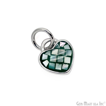 Heart Charm Pendant 10mm Single Bail Bracelet Charm