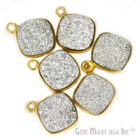 druzy connector beads, druzy connector