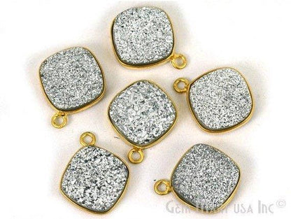 druzy connector beads, druzy connector
