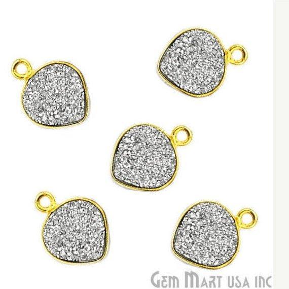Silver Druzy